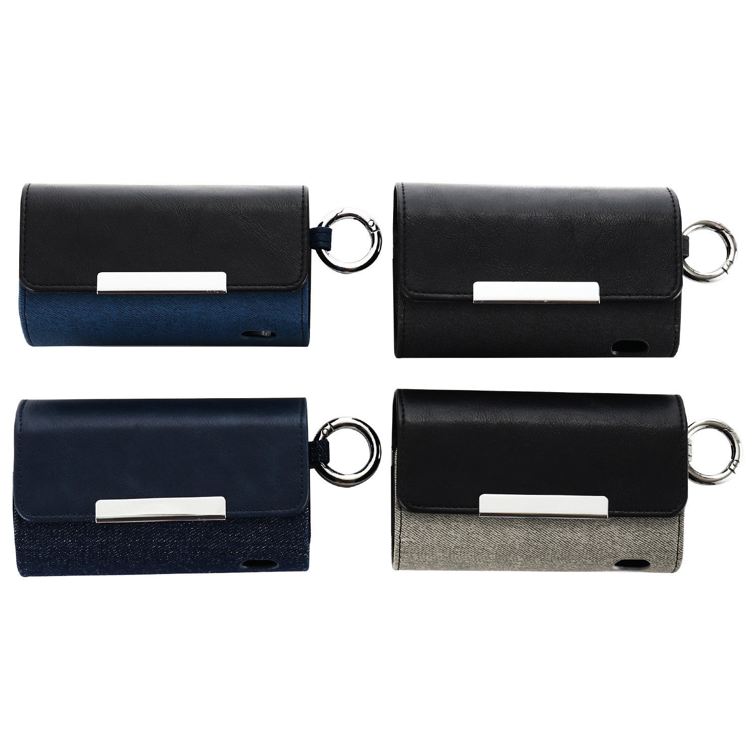 Case for IQOS 3 / 3 Duo , PU Leather Electronic Cigarette Storage Bag with Hook Case for IQOS 3 / 3 Duo , PU Leather Electronic Cigarette Storage Bag with Hook